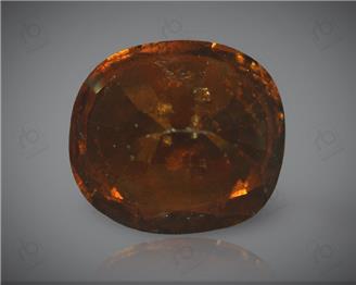 Natural Hessonite Garnet (Gomed) Certified   7.05 cts ( 1596 )